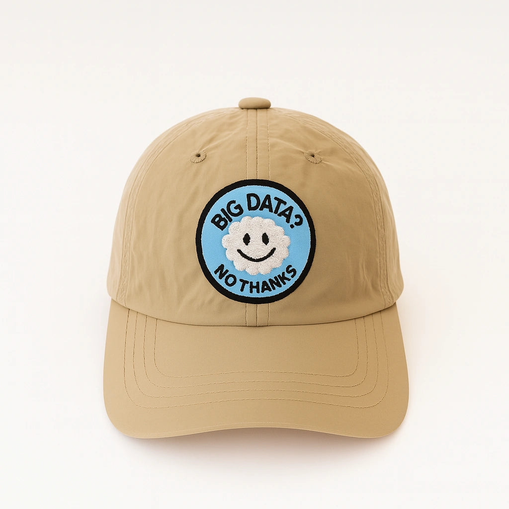 Gorra Unisex “BIG DATA? NO THANKS” – Estilo Fresco con Actitud