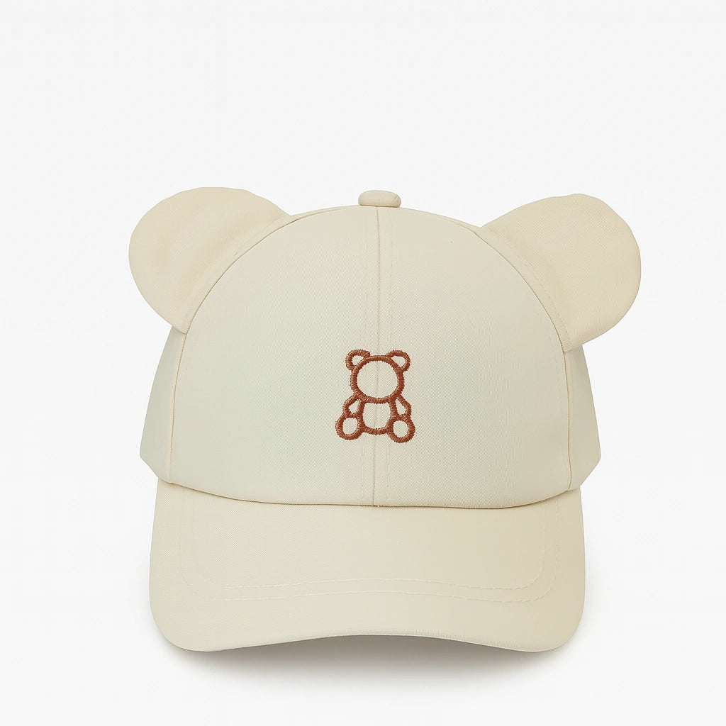 Gorra Infantil con Orejitas de Osito – Dulzura y Comodidad
