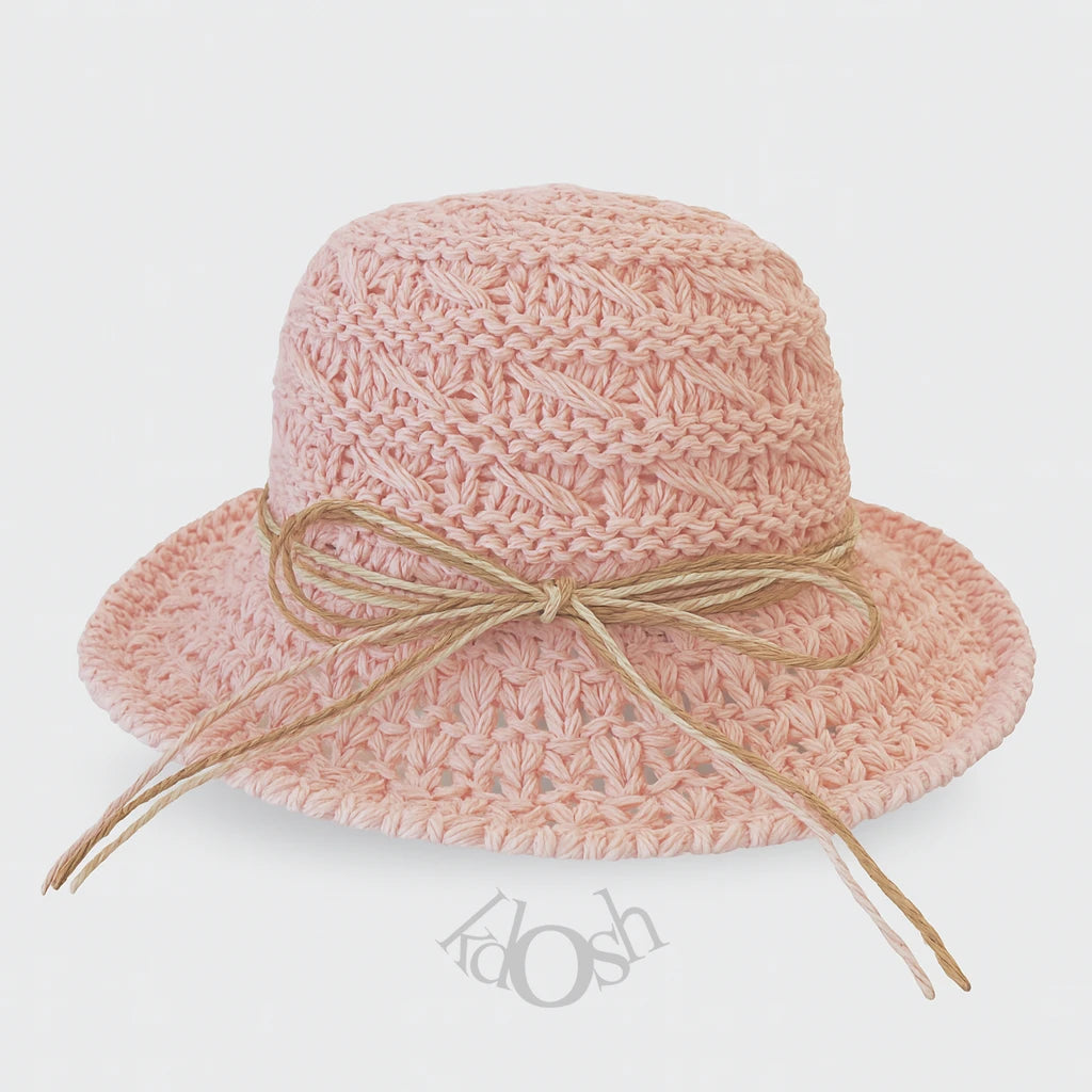 Sombrero para niñas con Detalles Florales