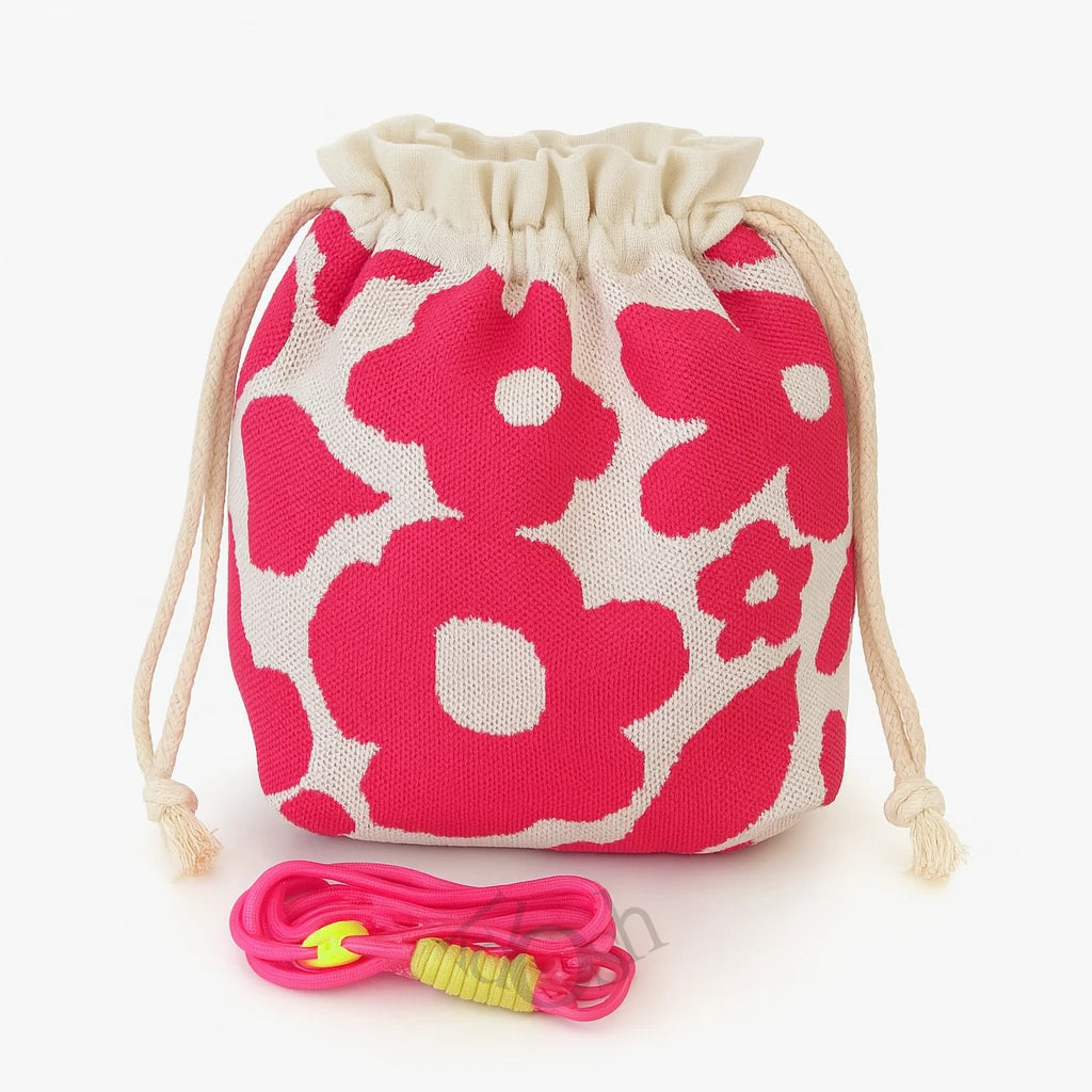 Bolso Tejido con Estampado – Versátil y Femenino
