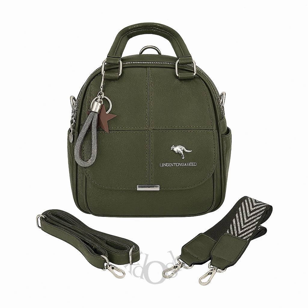 Mochila 3 en 1 con Llavero Decorativo – Práctica y Moderna