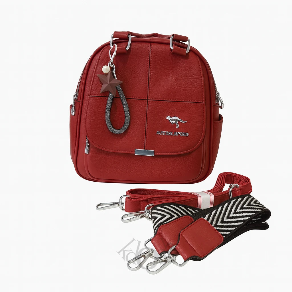 Mochila 3 en 1 con Llavero Decorativo – Práctica y Moderna