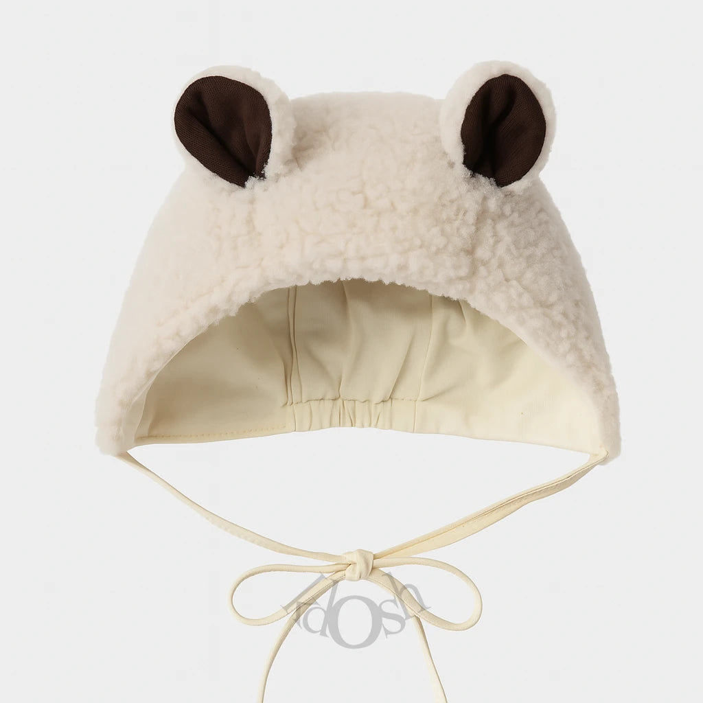 Gorro Infantil de Algodón con Orejitas y Diseños Animados
