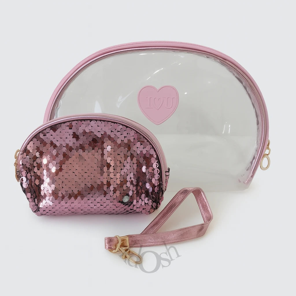 Set de Neceseres 2 en 1 | Brillo, Estilo y Comodidad 👜💖