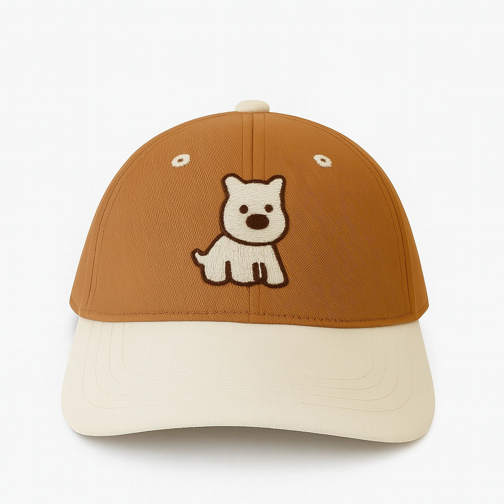 Gorra Infantil con Bordado 3D de Perrito 🐶