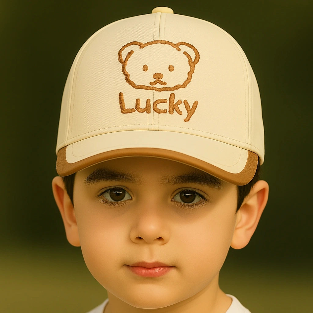 Gorra Infantil “Lucky” con Osito Bordado 🐻