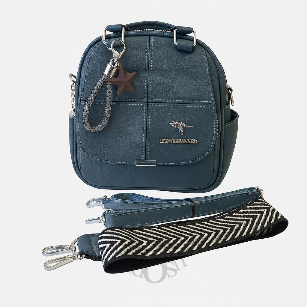 Mochila 3 en 1 con Llavero Decorativo – Práctica y Moderna