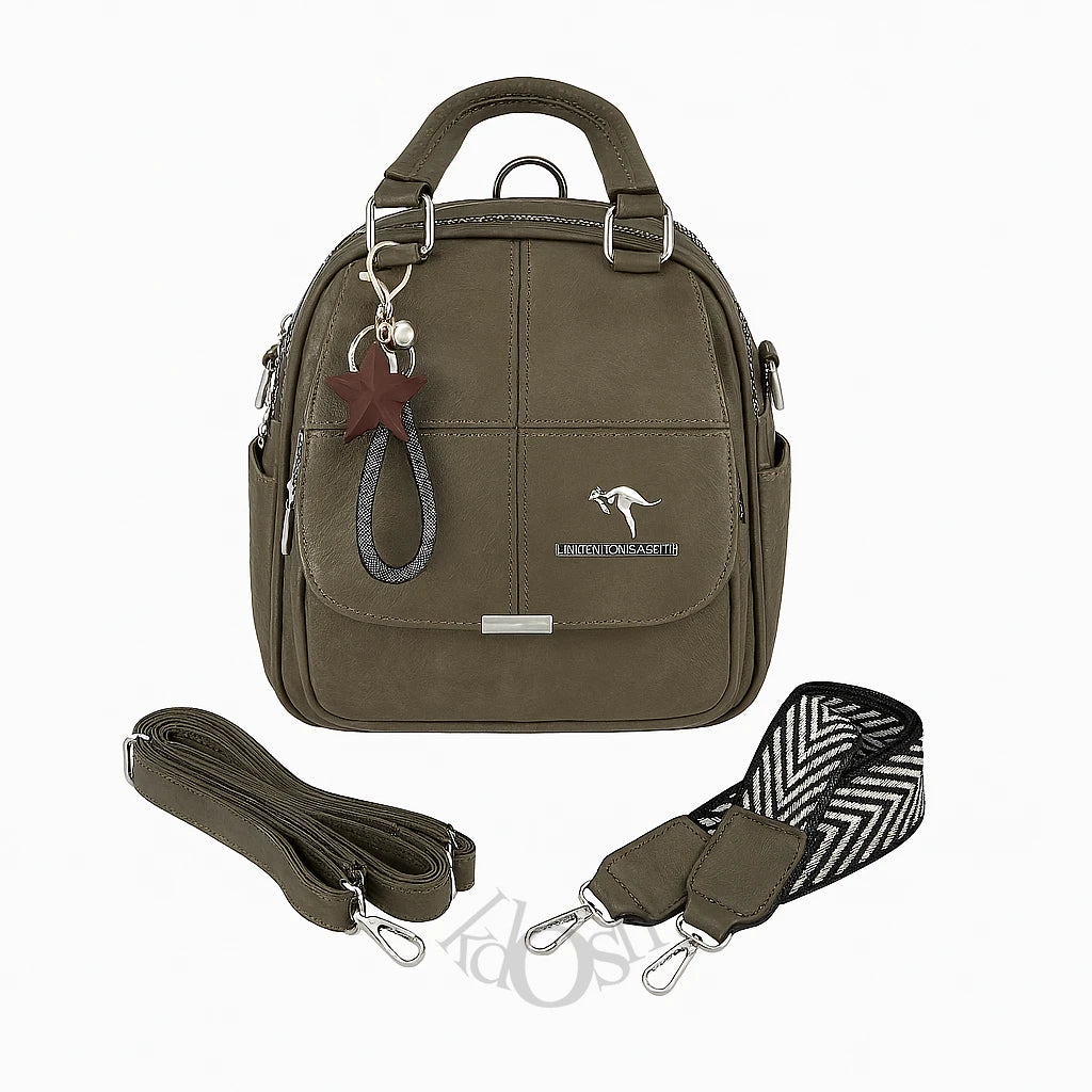 Mochila 3 en 1 con Llavero Decorativo – Práctica y Moderna