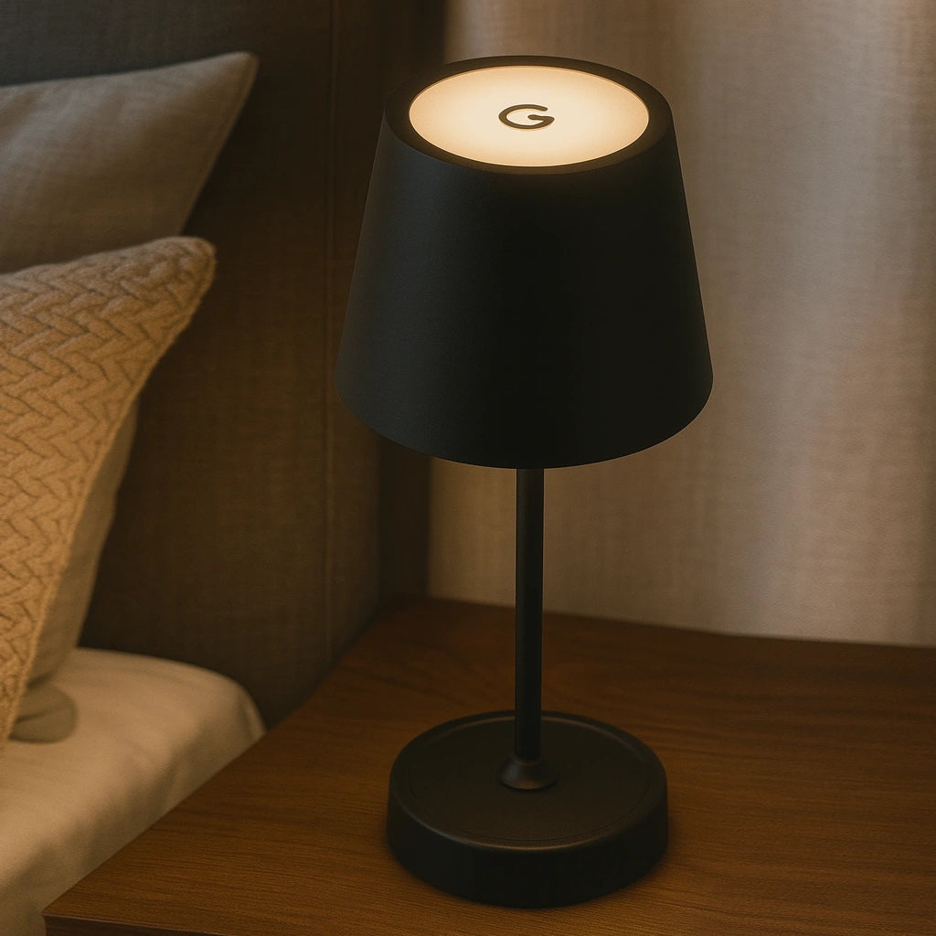 LÁMPARA DE MESA AJUSTABLE – DISEÑO ELEGANTE EN COLOR NEGRO