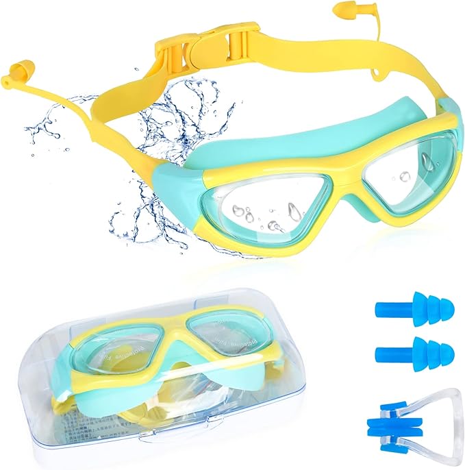 Lentes de Natación con Estilo Antivaho y Protección UV 😎