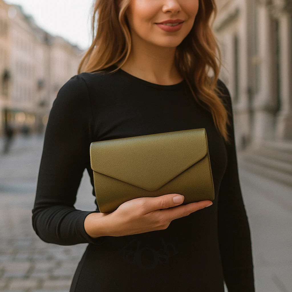 Vanite Elegante con Correas Desmontables y Estilo Versátil