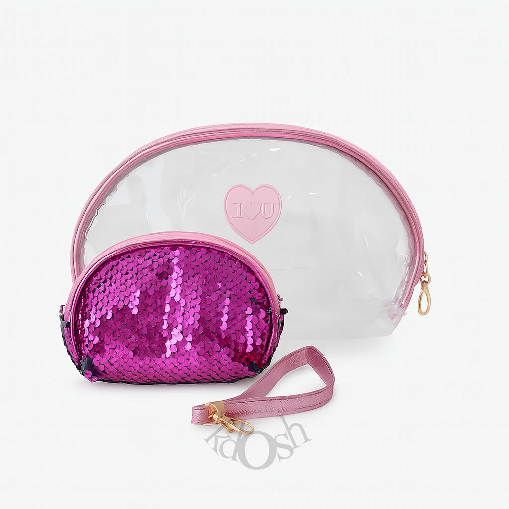 Set de Neceseres 2 en 1 | Brillo, Estilo y Comodidad 👜💖