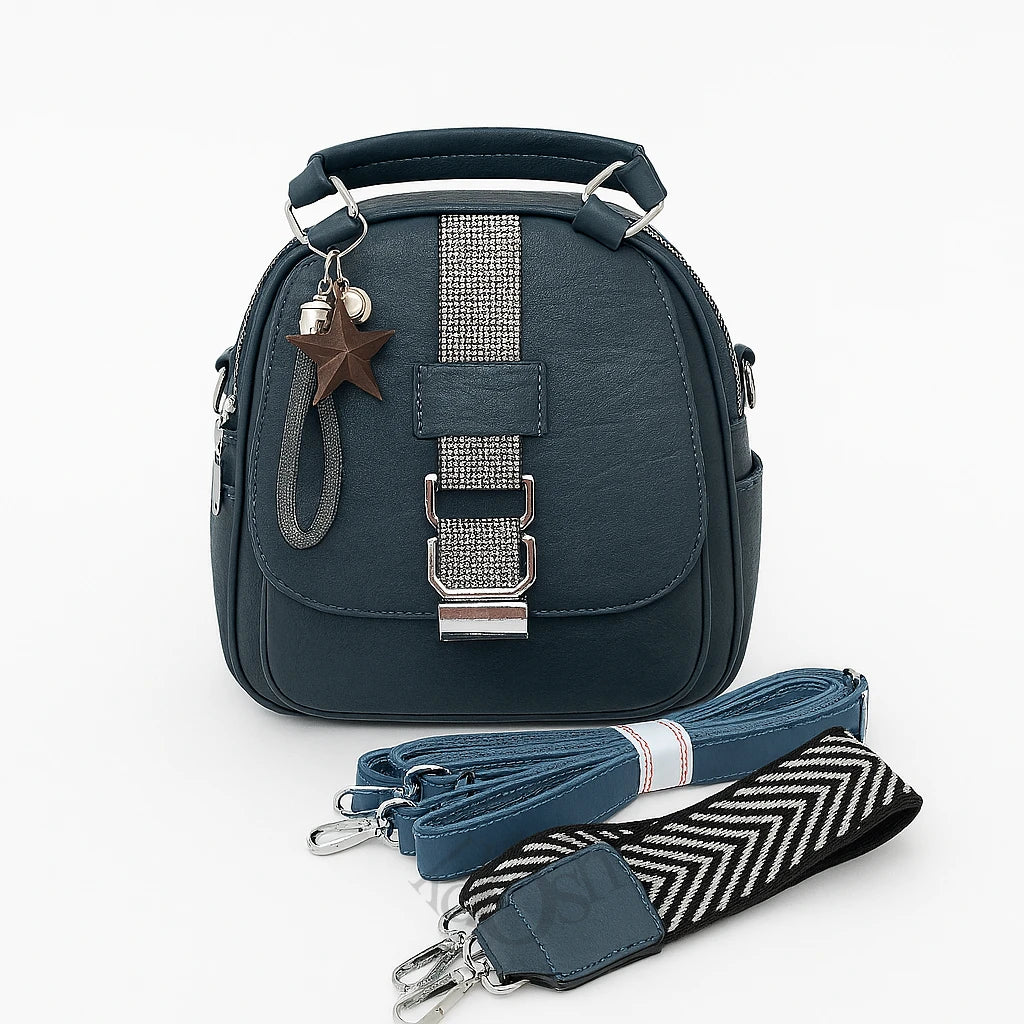 Mochila 3 en 1 con Estilo Urbano y Llavero – Versátil y Moderna
