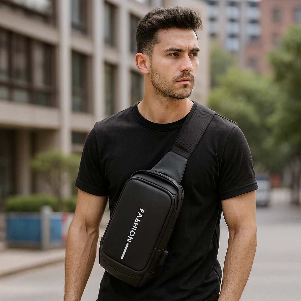 Morral Moderno y Compacto con Puerto USB y Candado Antirrobo