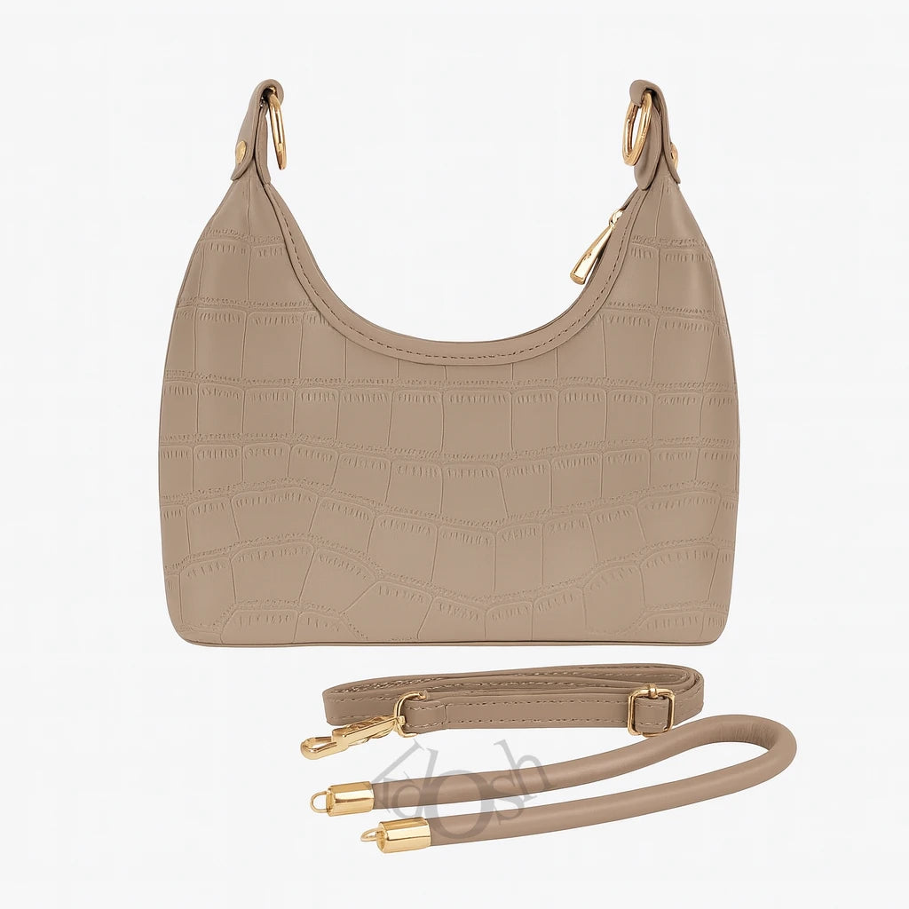 Cartera Estampado en Alto Relieve – Sofisticación con Textura Cocodrilo