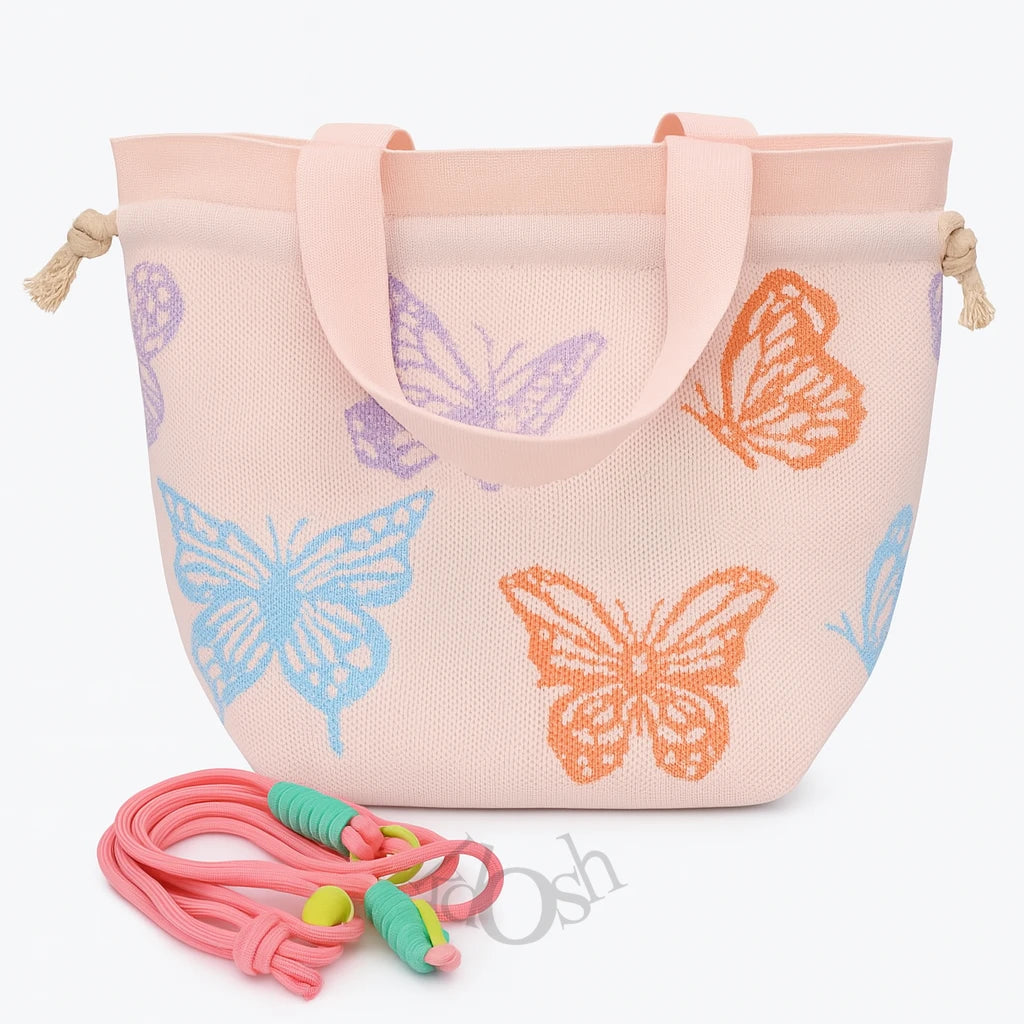 Bolso Tejido con Estampado – Versátil y Femenino