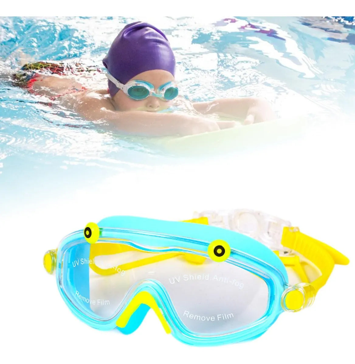 Lentes de Natación con Estilo Antivaho y Protección UV 😎