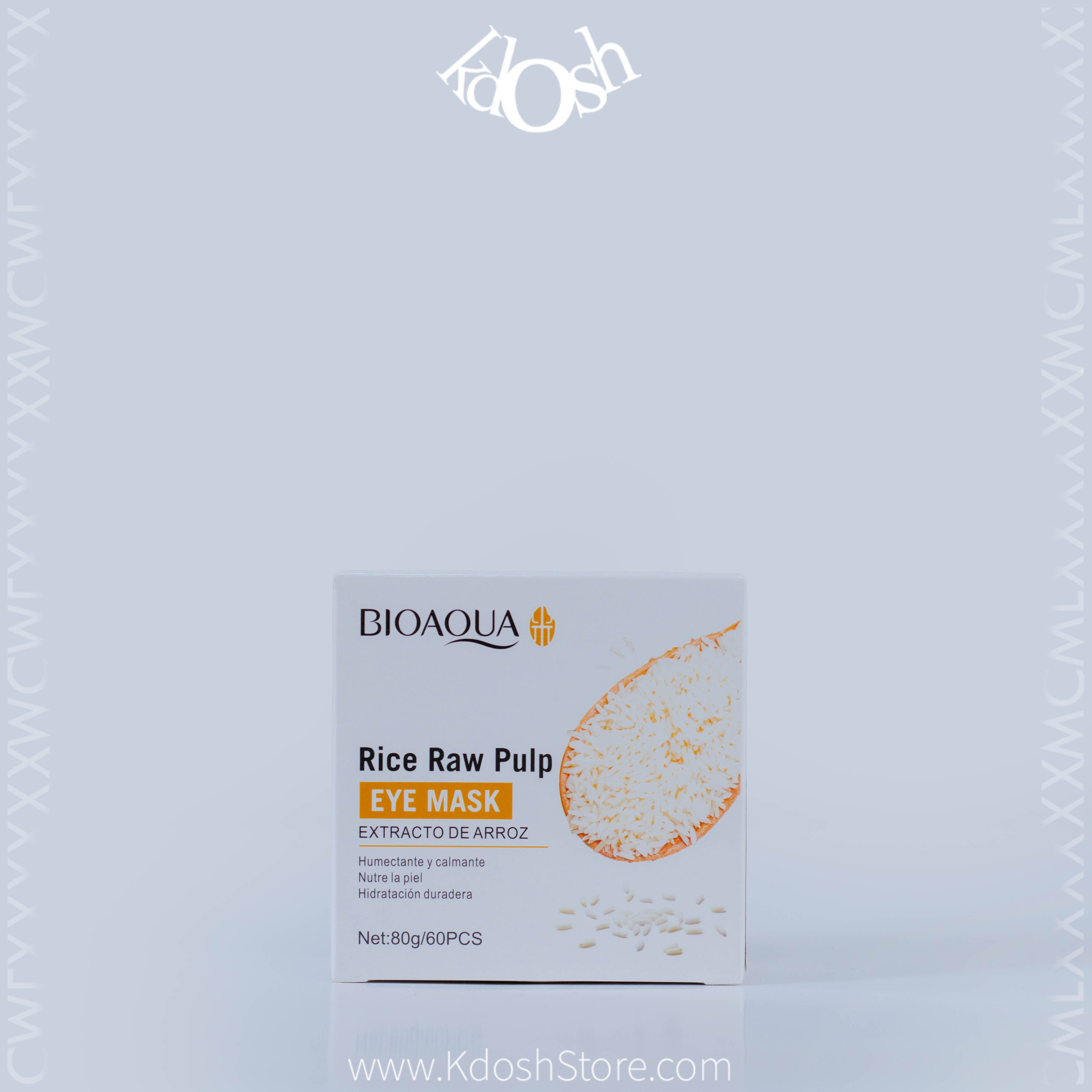 Mascarilla Ojos Arroz BIOAQUA - ¡Dile Adiós a las Ojeras!