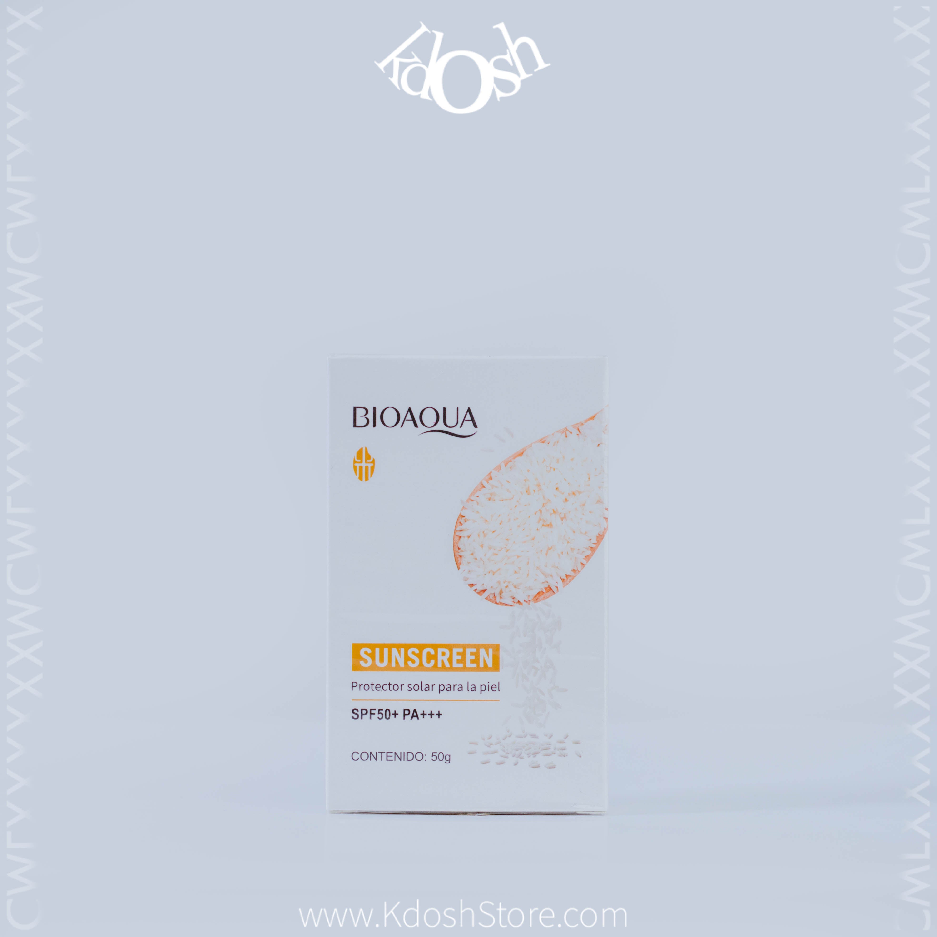 Protector Solar de Arroz SPF 50 - BIOAQUA - Protección y Hidratación