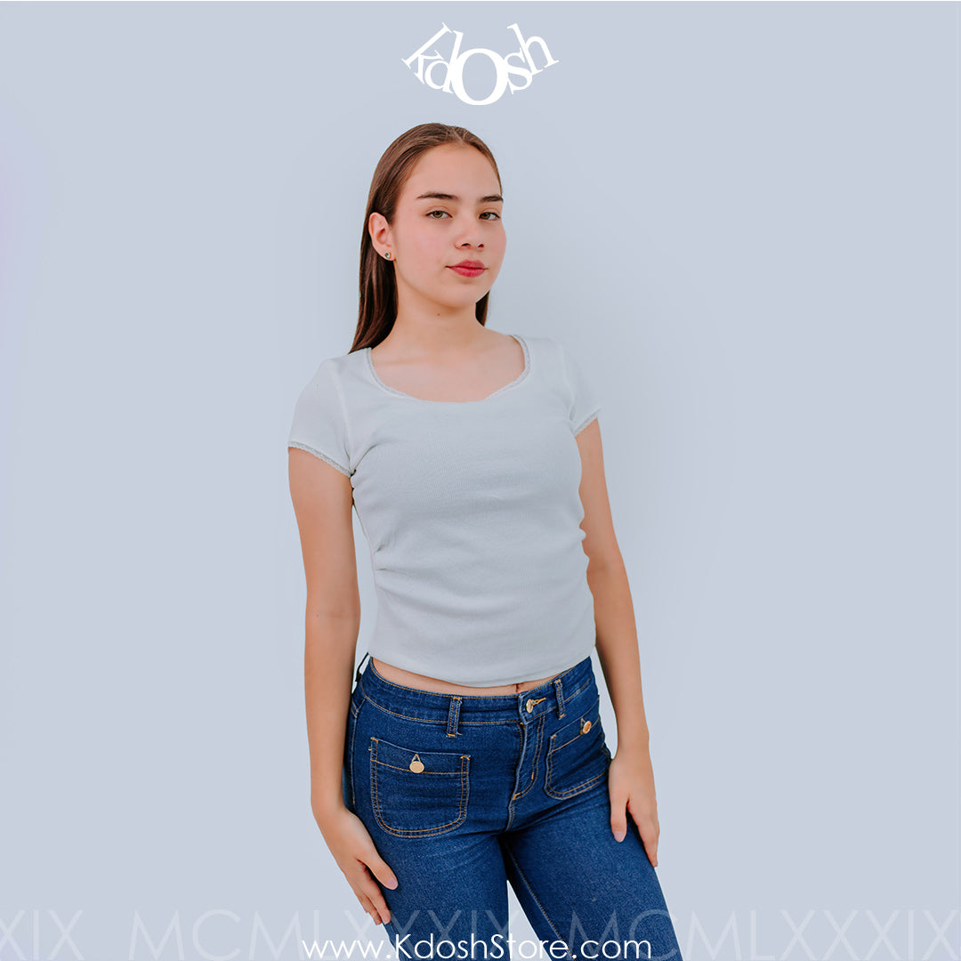 Polo Manga Corta – Ajuste Ceñido y Estilo Urbano Minimalista