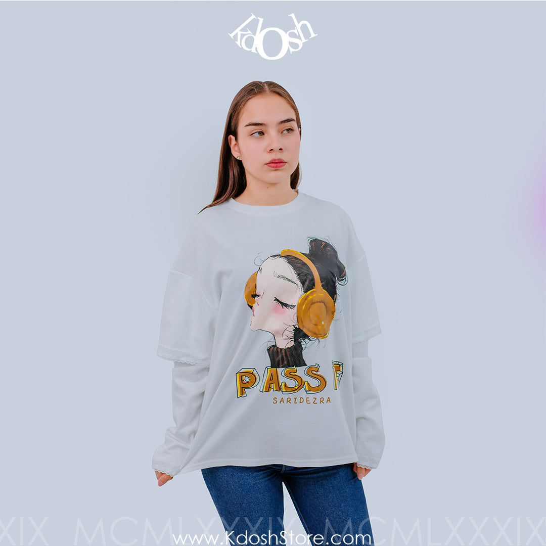 Polera Manga Larga – Estilo Urbano y Cómodo