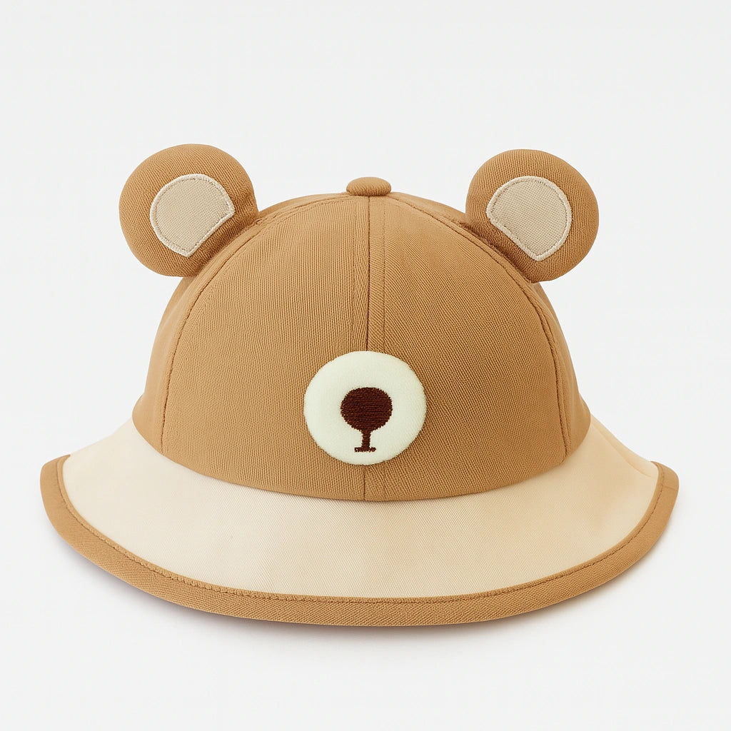 Sombrero Infantil con Orejas de Osito – Protección Solar 🐻