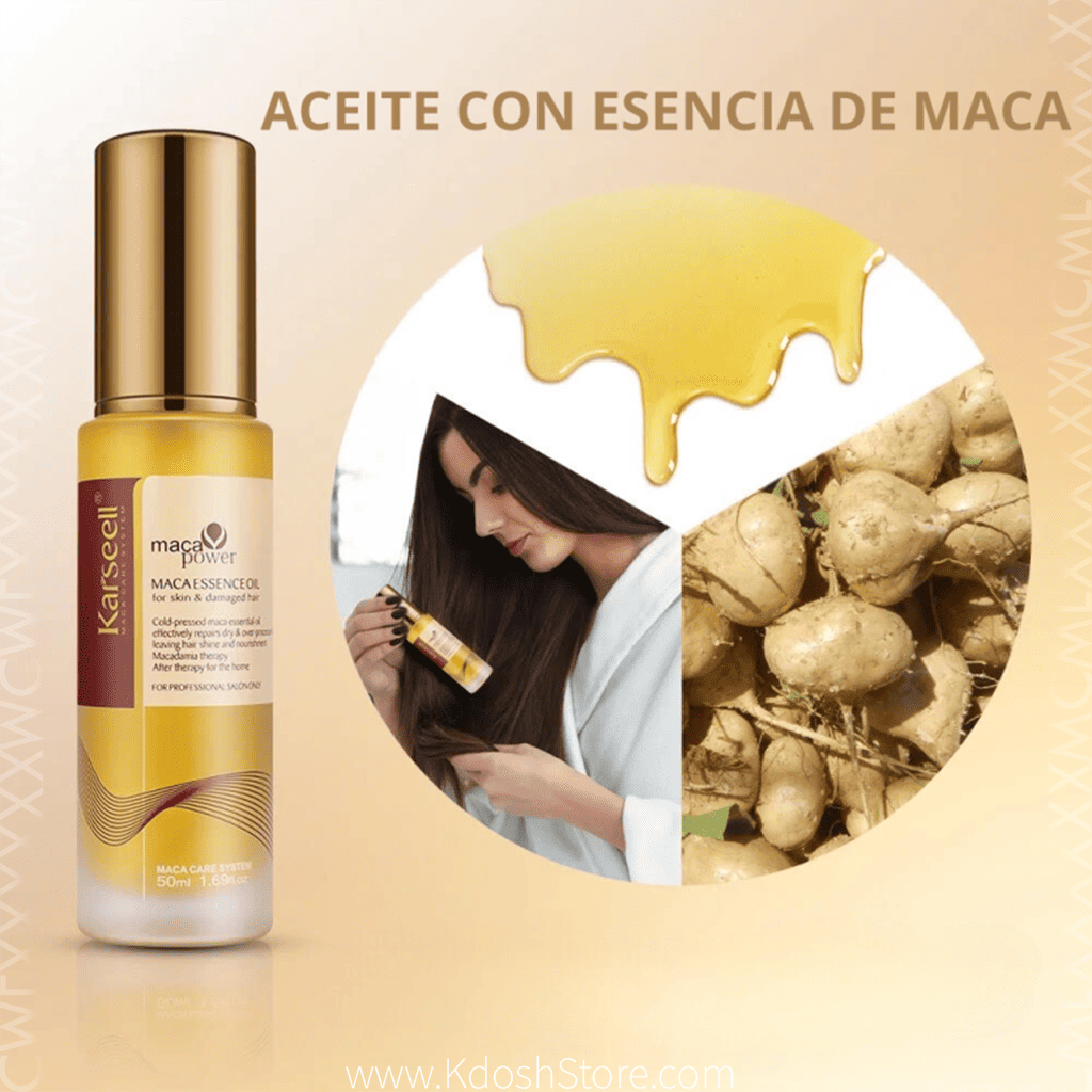 Aceite de Argán Karseell - Brillo Instantáneo Sin Grasa