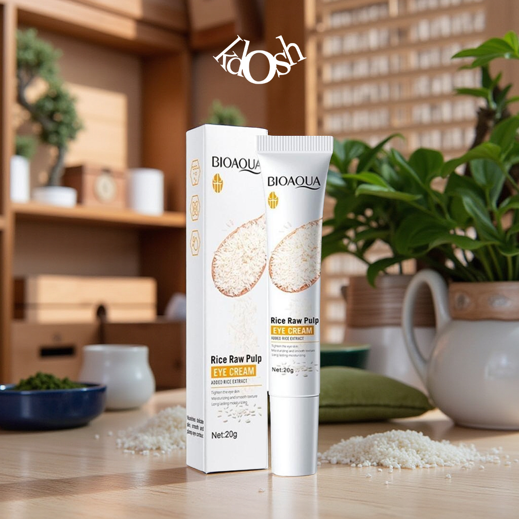 Contorno de Ojos de Arroz – Suavidad y Reducción de Ojeras