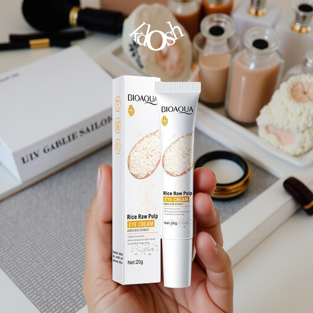 Contorno de Ojos de Arroz – Suavidad y Reducción de Ojeras