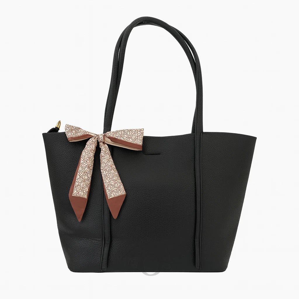 Bolso De Cuero Sintetico – Elegancia Y Espacio En Un Solo Diseño