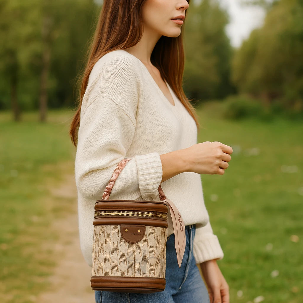 BOLSO CILÍNDRICO GLAM – MODA QUE DESTACA