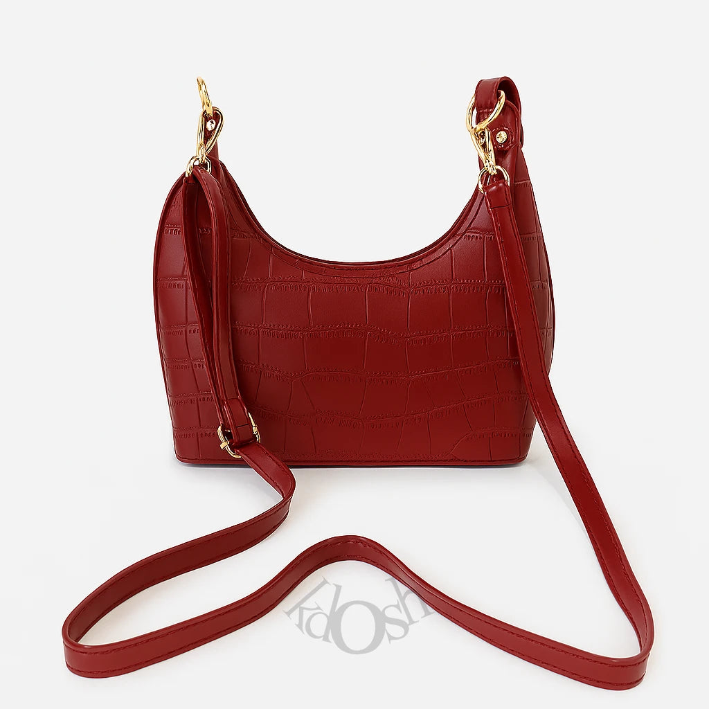 Cartera Estampado en Alto Relieve – Sofisticación con Textura Cocodrilo