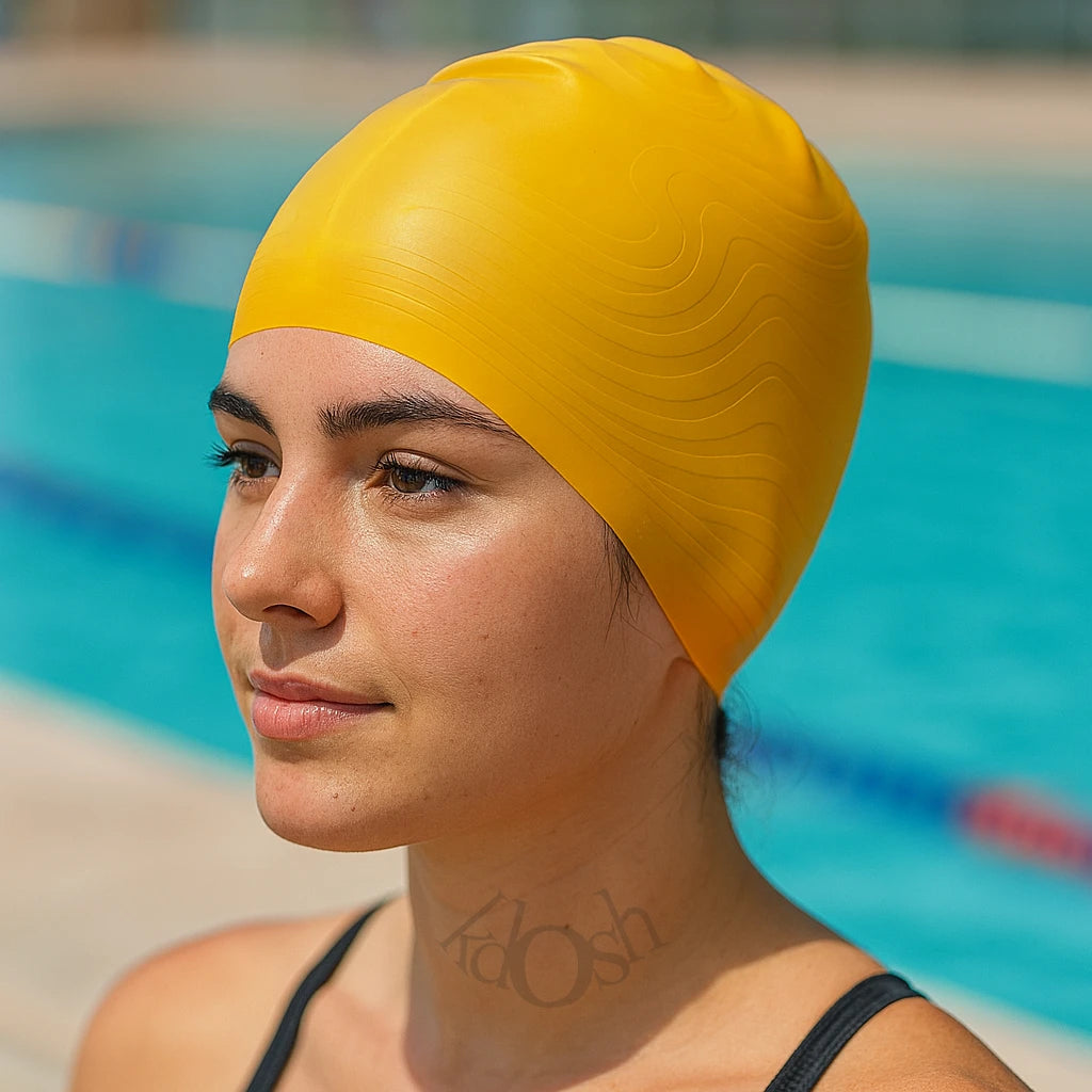 Gorro de Natación Texturizado en Silicona Premium