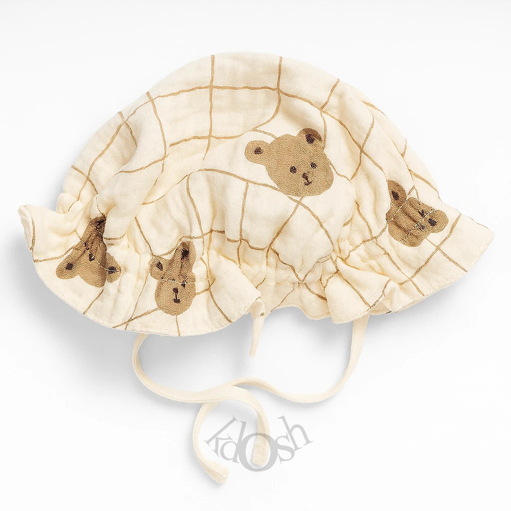 Gorro Infantil de Algodón con Orejitas y Diseños Animados