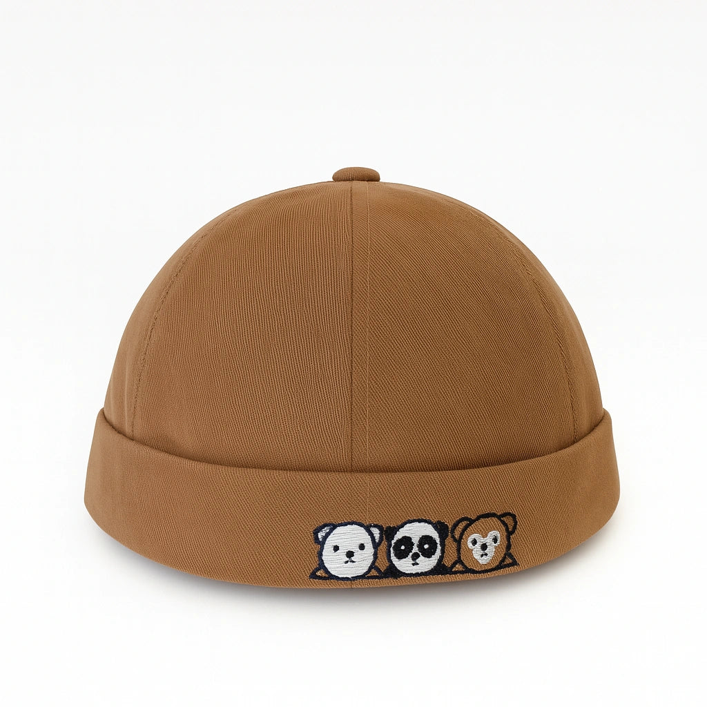 Gorro de Bebé con Animalitos Bordados – Suave y Cómodo 🐾