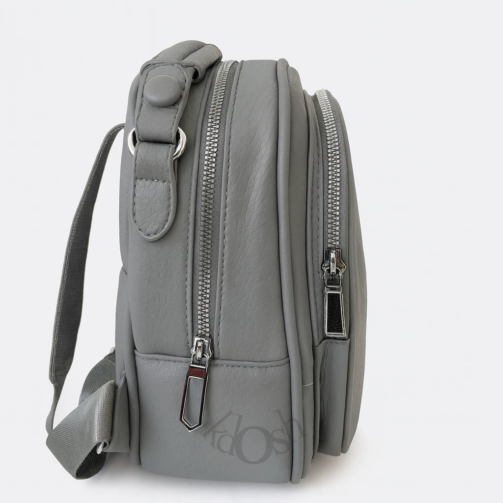 Mochila de cuero sintético – estilo moderno, chic y funcional 🎒