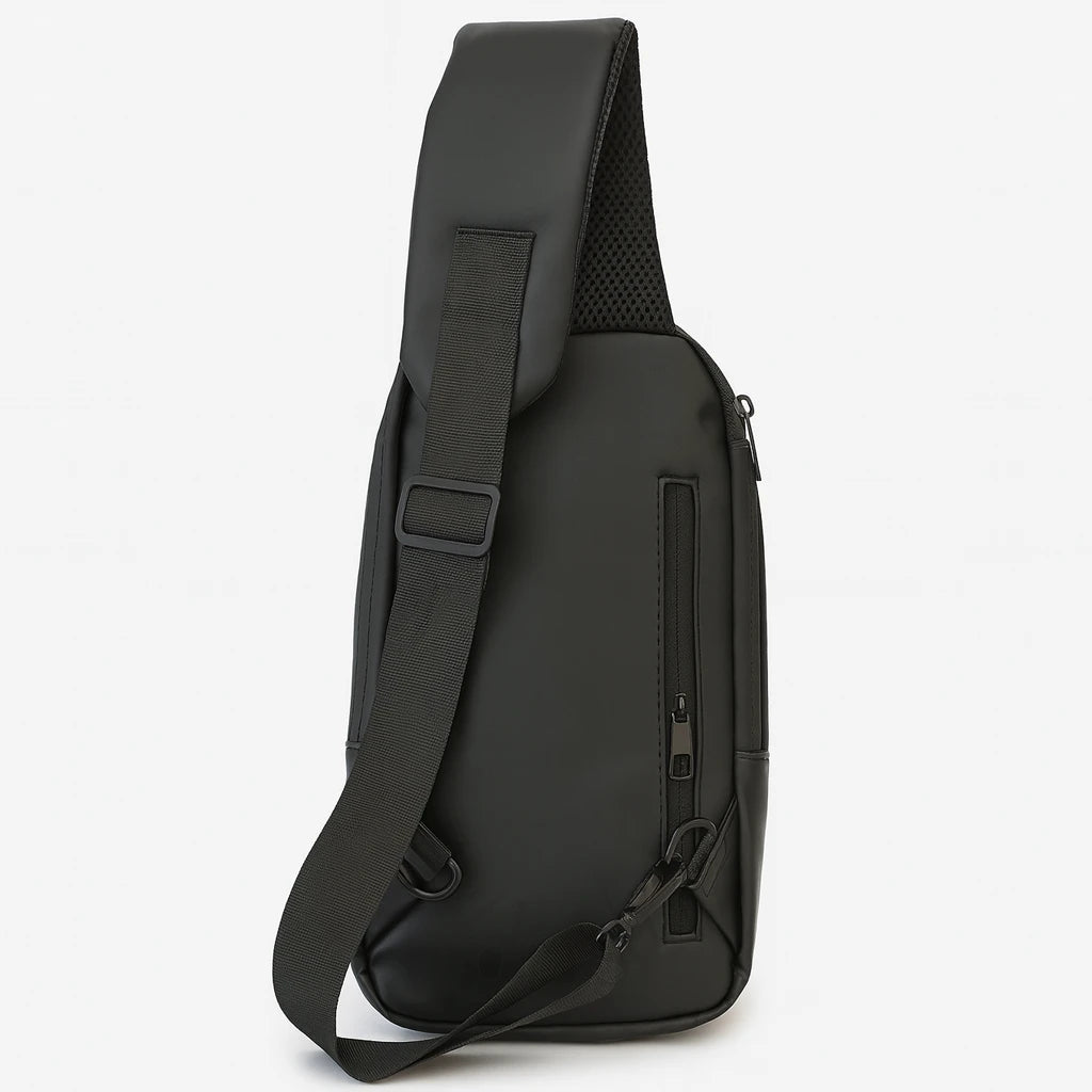 Morral masculino con puerto USB y candado – seguridad y estilo en uno