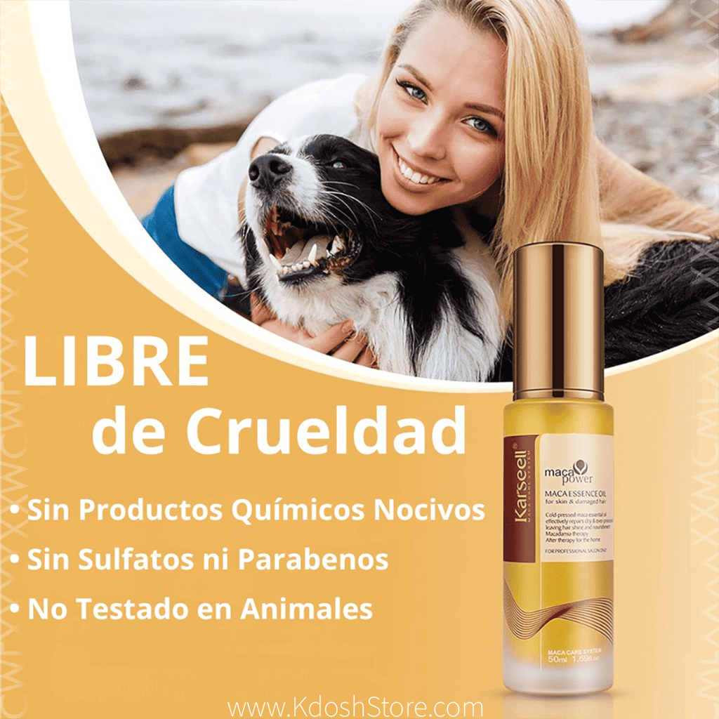 Aceite de Argán Karseell - Brillo Instantáneo Sin Grasa