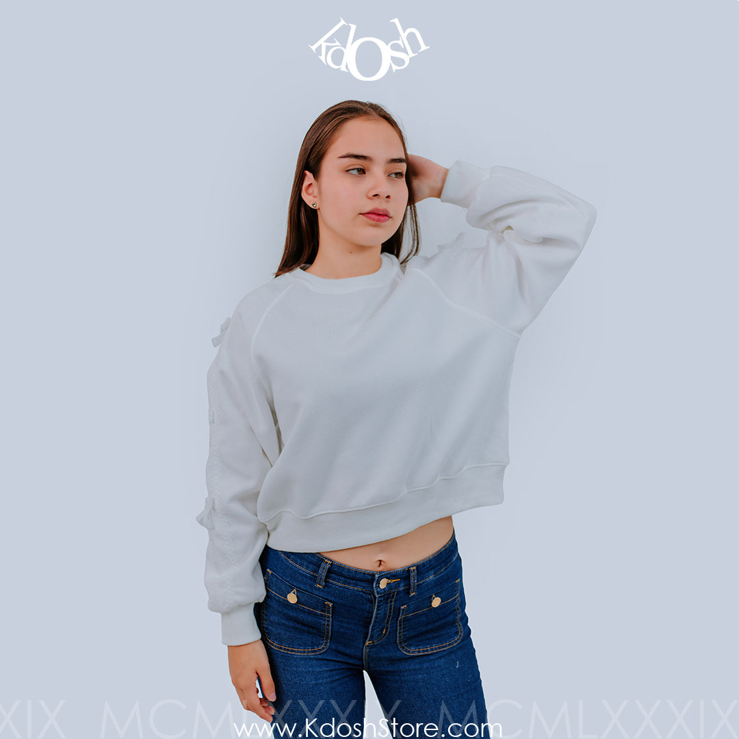 Suéter Elegante con Lazos – Toque Femenino y Chic