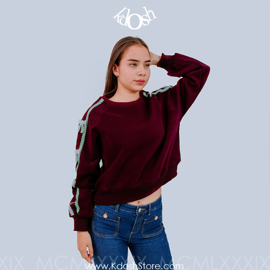 Suéter Elegante con Lazos – Toque Femenino y Chic