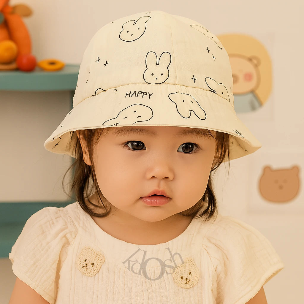 GORROS INFANTILES DE ALGODÓN con Diseño Animalitos