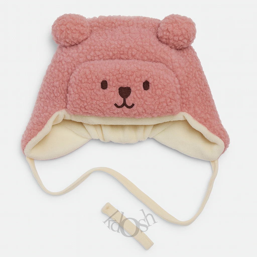 GORRO INFANTIL DE INVIERNO CON PELUCHE