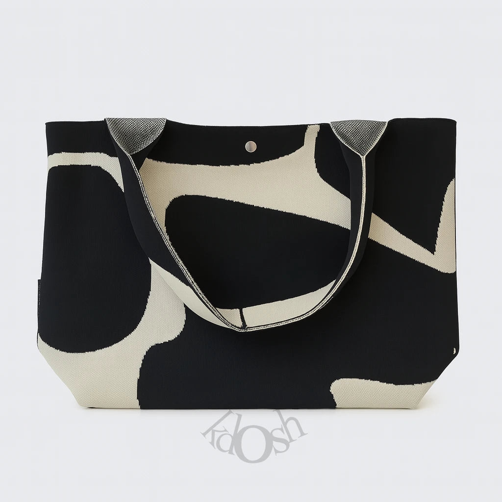 Bolso XL con Estampado Abstracto – Espacioso y Moderno