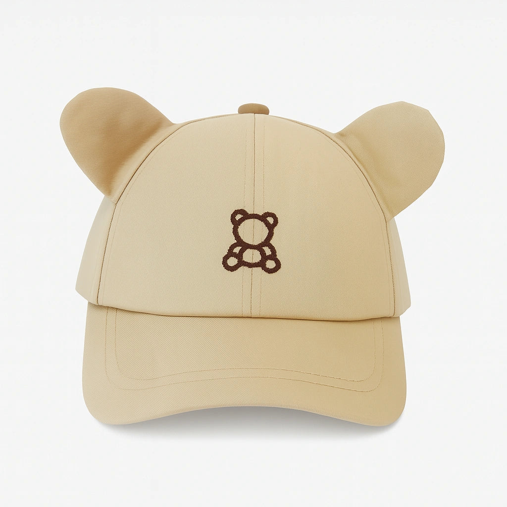 Gorra Infantil con Orejitas de Osito – Dulzura y Comodidad