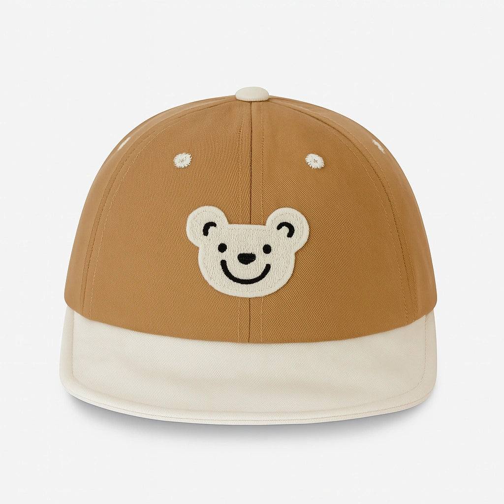 Gorra Infantil con Bordado de Osito – Comodidad y Ternura