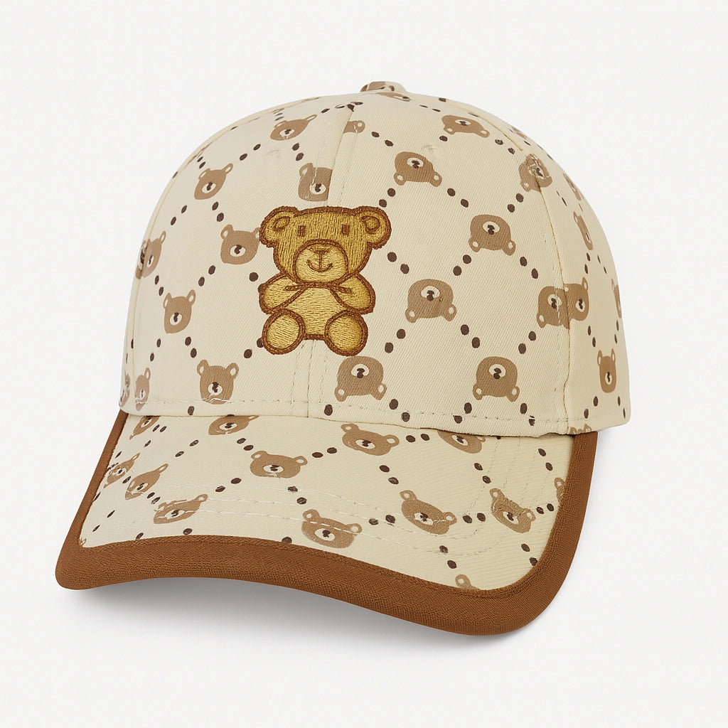 Gorras Infantiles con Osito Bordado – Modelos Divertidos y Frescos 🐻