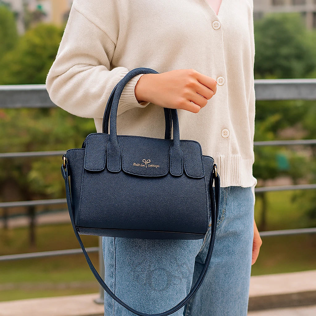 Cartera Clásica de Mujer en Color Sólido – Elegancia Atemporal
