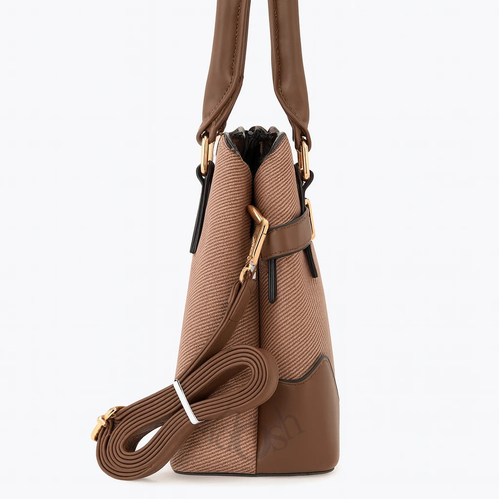 BOLSO BICOLOR ELEGANTE – AMPLITUD Y ESTILO