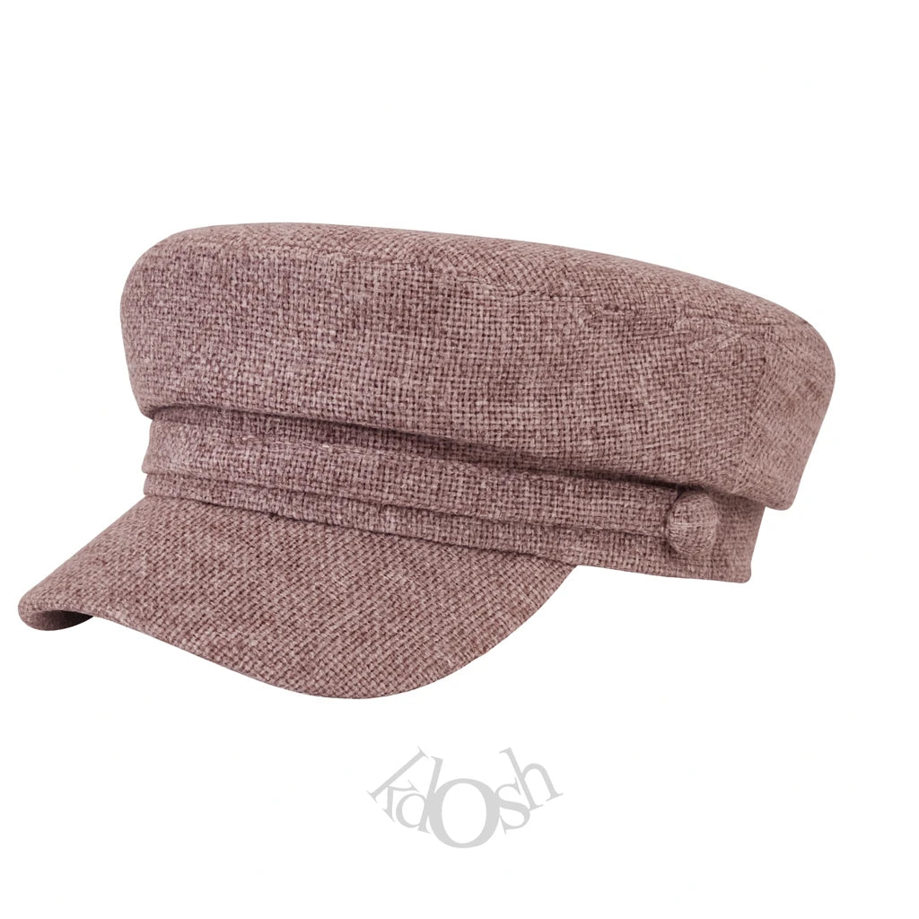 Boina unisex en tejido texturizado con estilo moderno