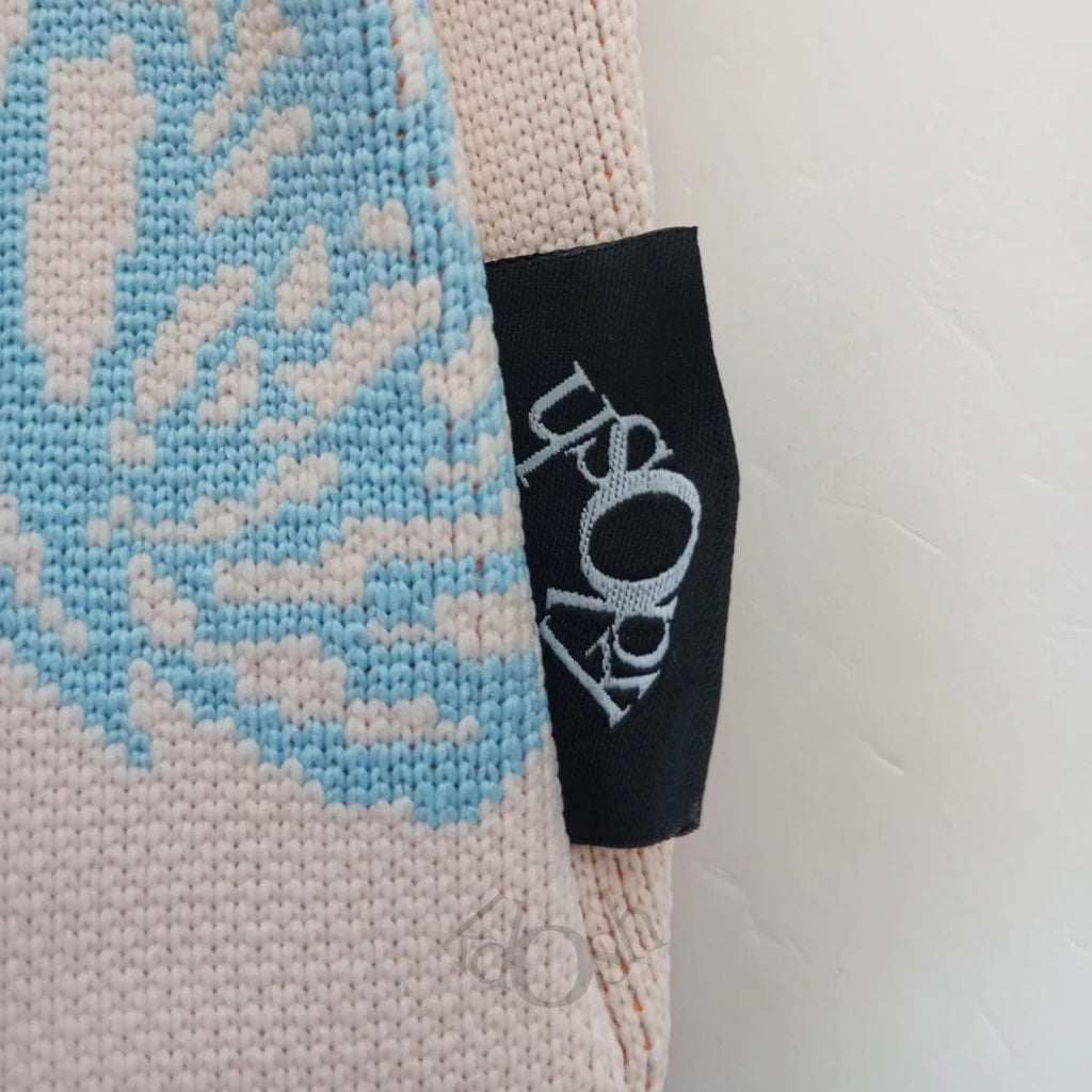 Mochila Casual Tejida con Estampado – Ligera y Versátil